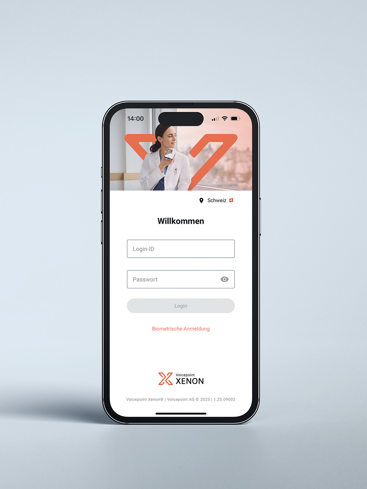 Voicepoint Xenon® iPhone Mockup