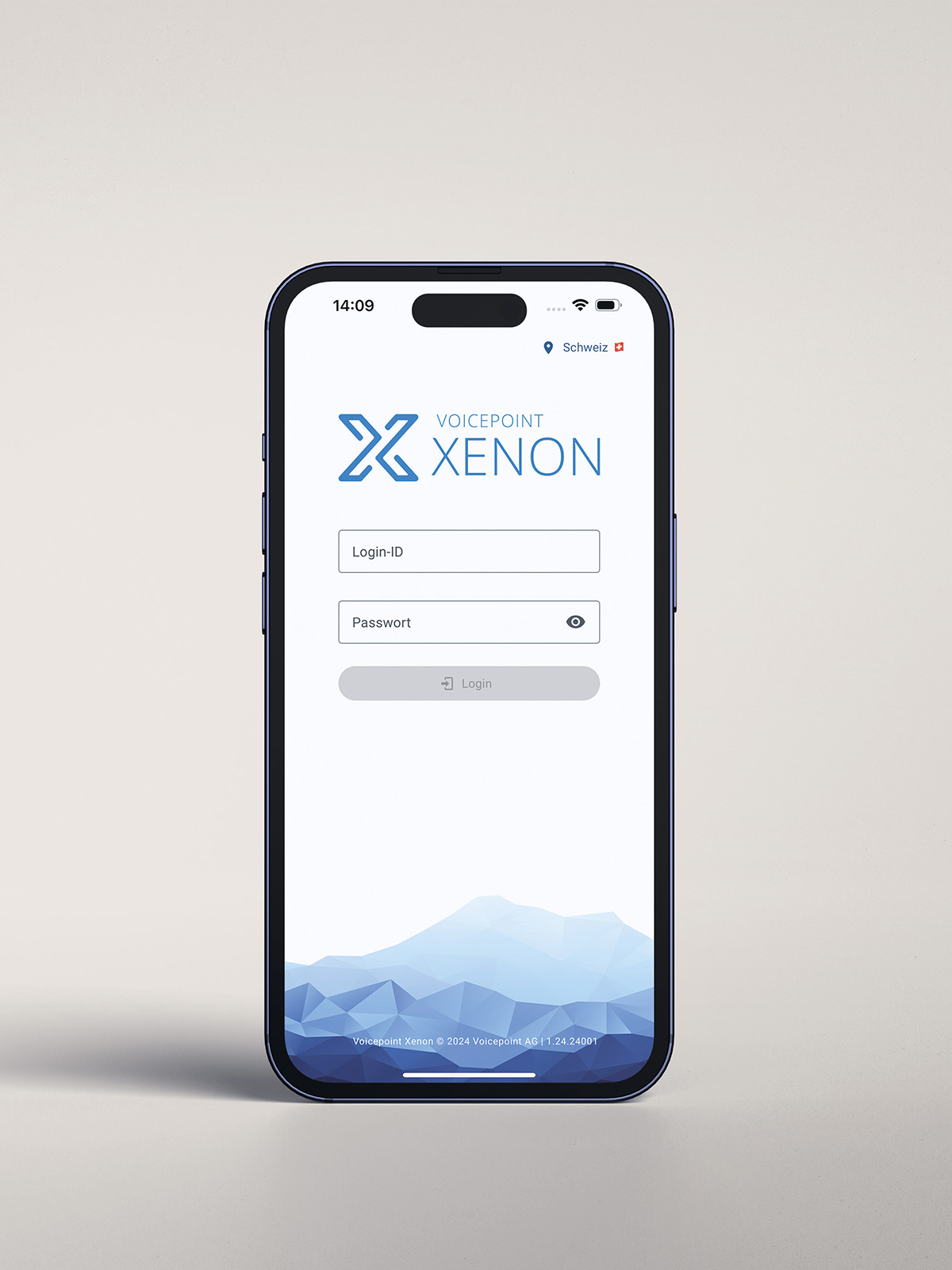 Voicepoint Xenon iPhone Mockup