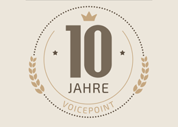 Voicepoint 10 Jahre Jubiläum