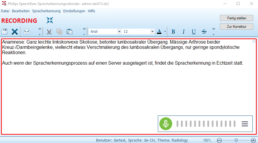 SpeechExec Enterprise 7.1 Screenshot