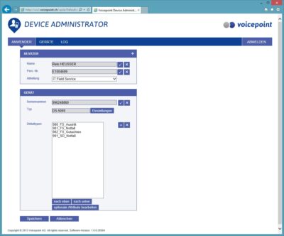 Voicepoint Device Administrator