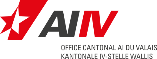 Logo des Office cantonal AI du Valais, Kantonale IV-Stelle Wallis, AI IV